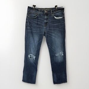 American Eagle Jeans 36x32 (34x30)Extreme Flex Straight Distressed Stretch Denim
